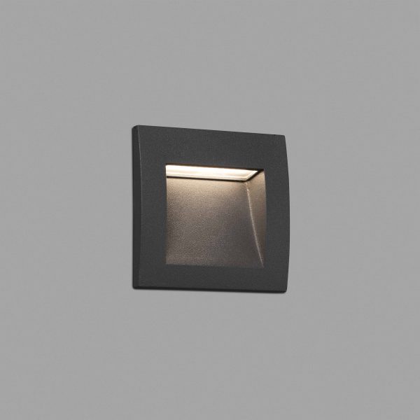 SEDNA-1 DARK GRIJS INBOUW LAMP LED 1W