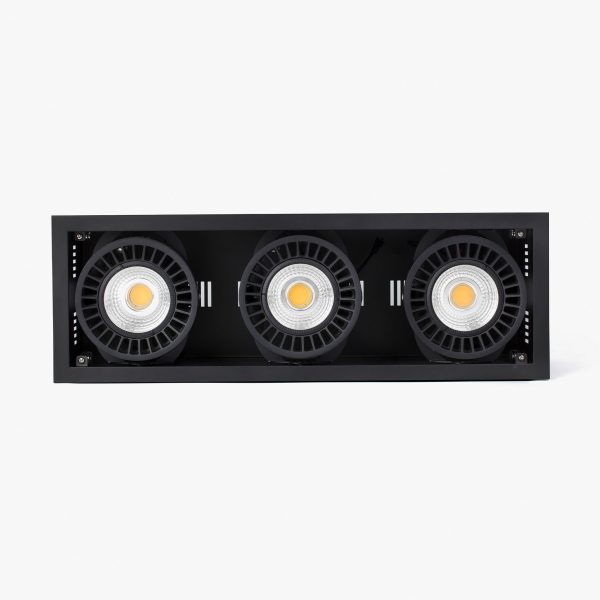 COLIN-3 Black recessed 72-108W MEAT 20°