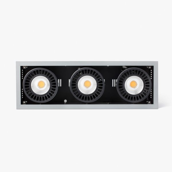COLIN-3 GRIJS DOWNLIGHT LED RETAIL 72/108W PAREL WH - Afbeelding 3