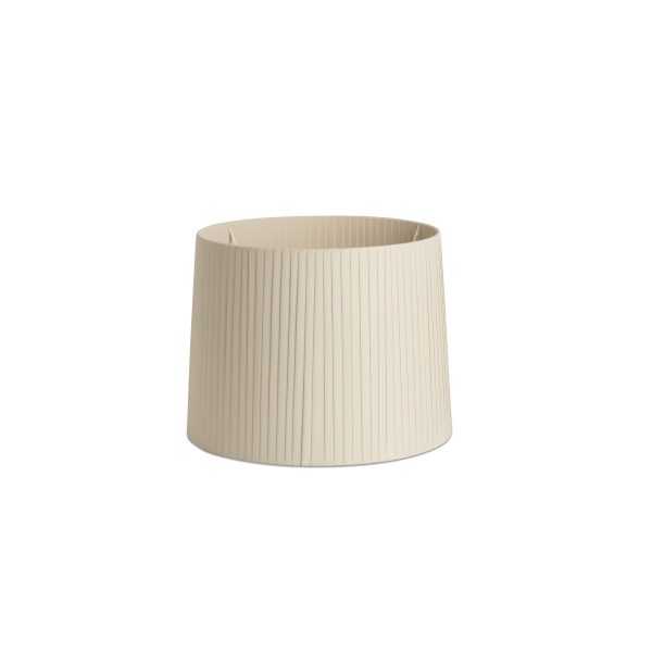 RIBBONED SHADE E27 ø400*300*Ø360 BEIGE