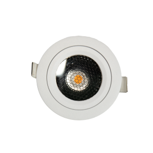 A22101 DISK Inbouw Rond Wit 7W 2700K 90° Kantel TRIAC